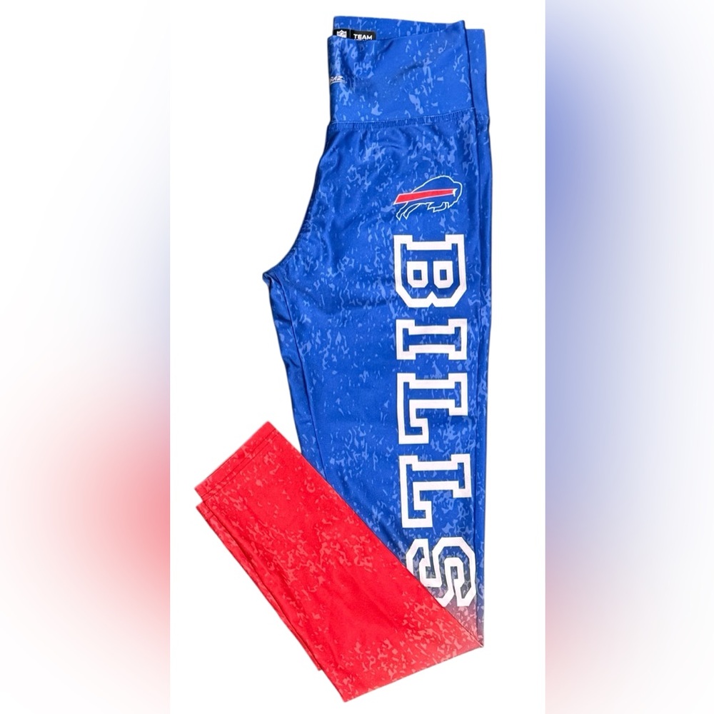 Zubaz NFL ❤️🤍💙 Buffalo Bills Gradient Leggings Blue/Red